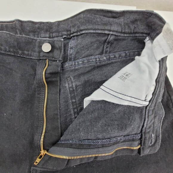 Vtg Lee Riders Jeans Womens 16 TALL Black High Rise Mom Stretch Heavyweight EUC - Picture 10 of 13